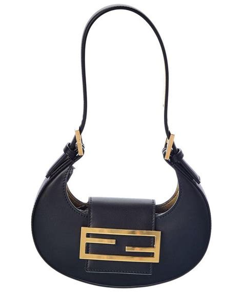 fendi cookie bag black